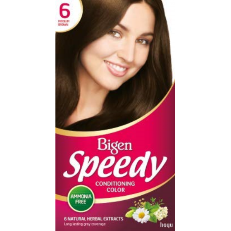 Bigen 6 Womenspeedy Medium Brown