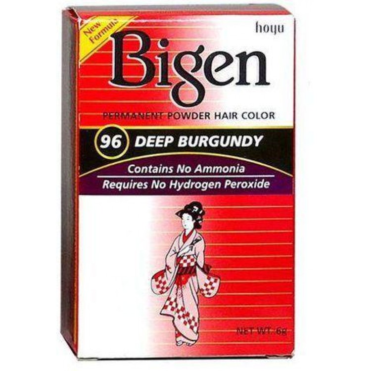 Bigen 96 Deep Burgundy Powder Hair Colour 6g