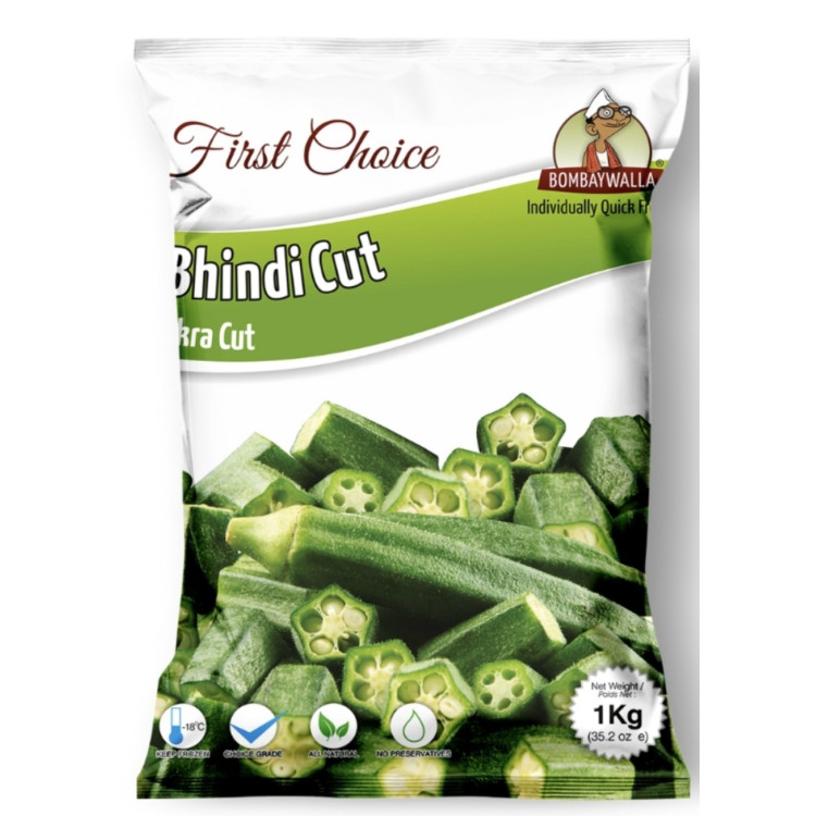 BOMBAYWALLA OKRA CUT 1kg