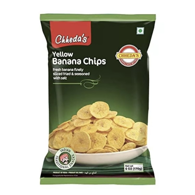 chhedas yellow bananan chips 170g