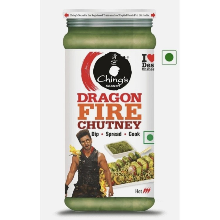 CHINGS DRAGON FIRE CHUTNEY 250GMS