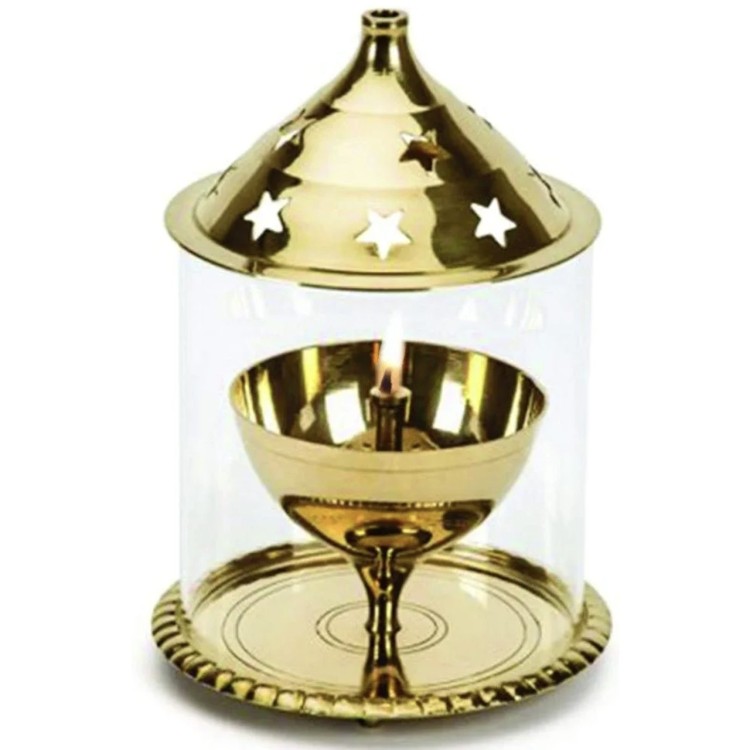 diya brass stand