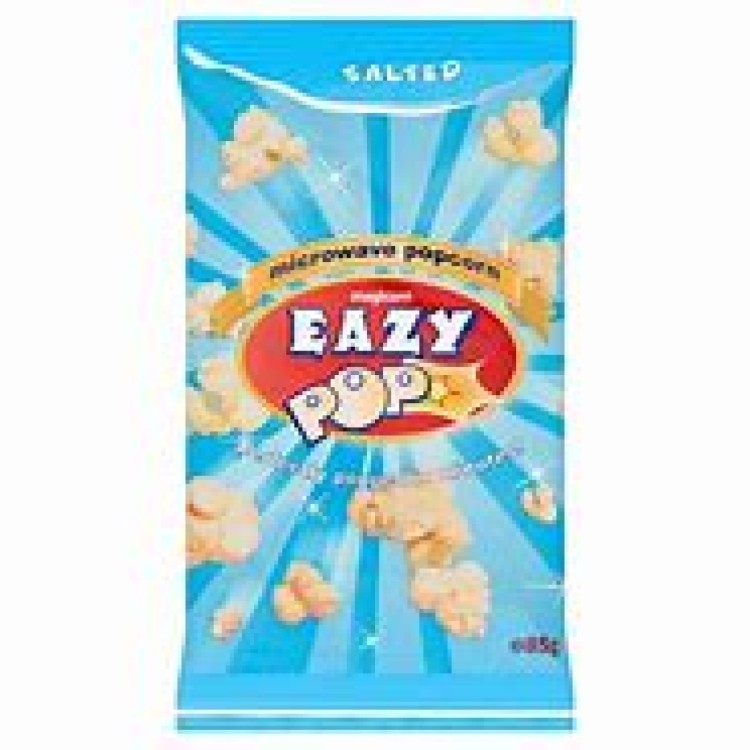 EASY POP SALTED MICROWAVE POPCORN 85gm