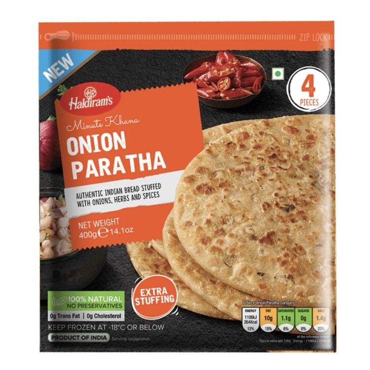 HALDIRAM ONION PARATHA 400G