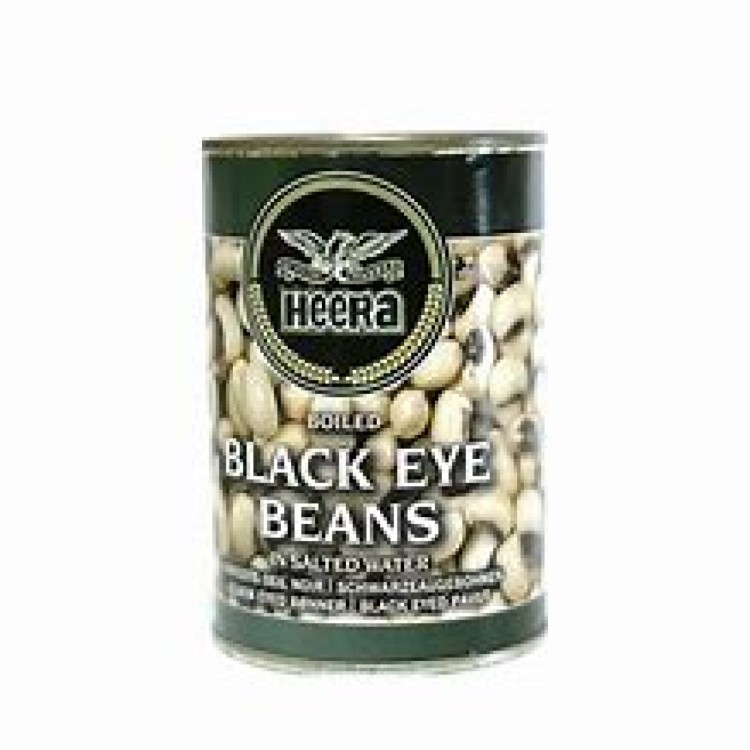 HEERA BLACK EYE BEANS TIN 400GM