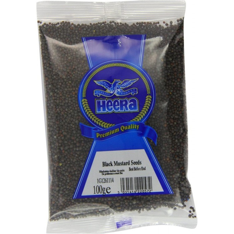 HEERA BLACK MUSTARD SEEDS 1KG