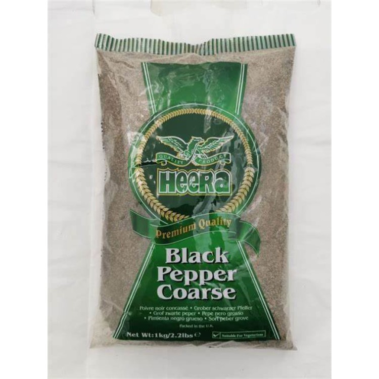 HEERA BLACK PEPPER COARSE 400G