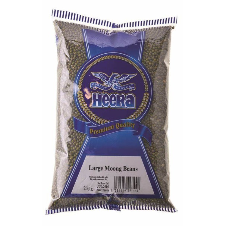 HEERA LARGE MOONG BEANS (BERKEN) 2KG