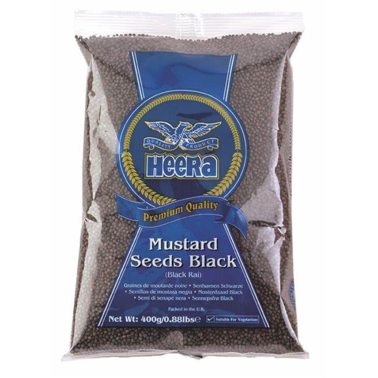 HEERA MUSTARD SEEDS BLACK(400G)