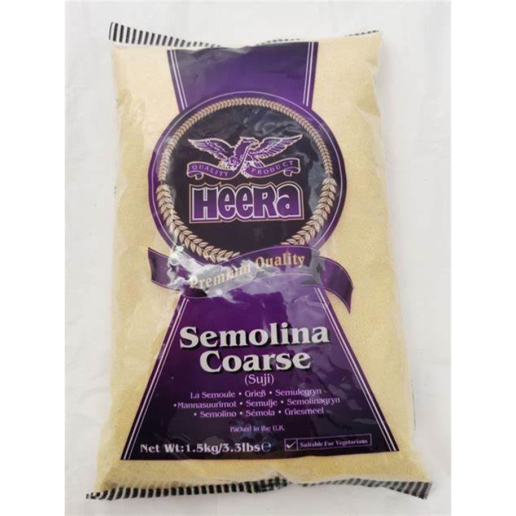 HEERA SEMOLINA COARSE (SUJI) 1.5KG