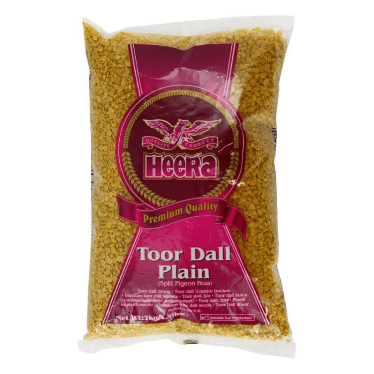 HEERA TOOR DALL PLAIN (SPLIT PIGEON PEAS) 2KG