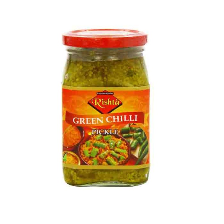 RISHTA GREEN CHILLI PICKLE 400GM