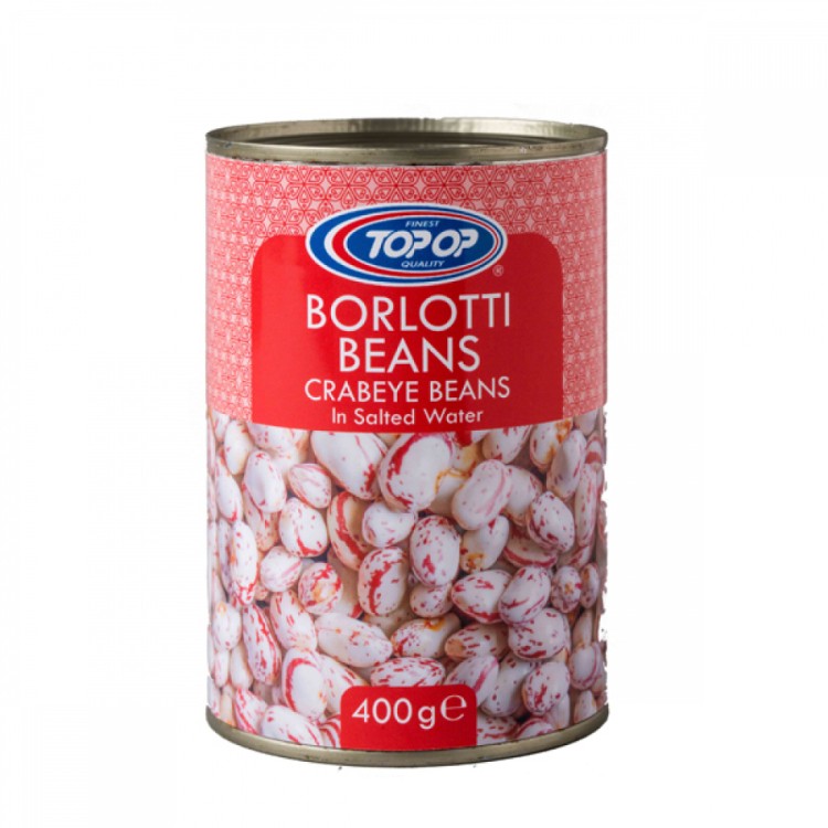 Topop Borlotti Beans Tin 400g