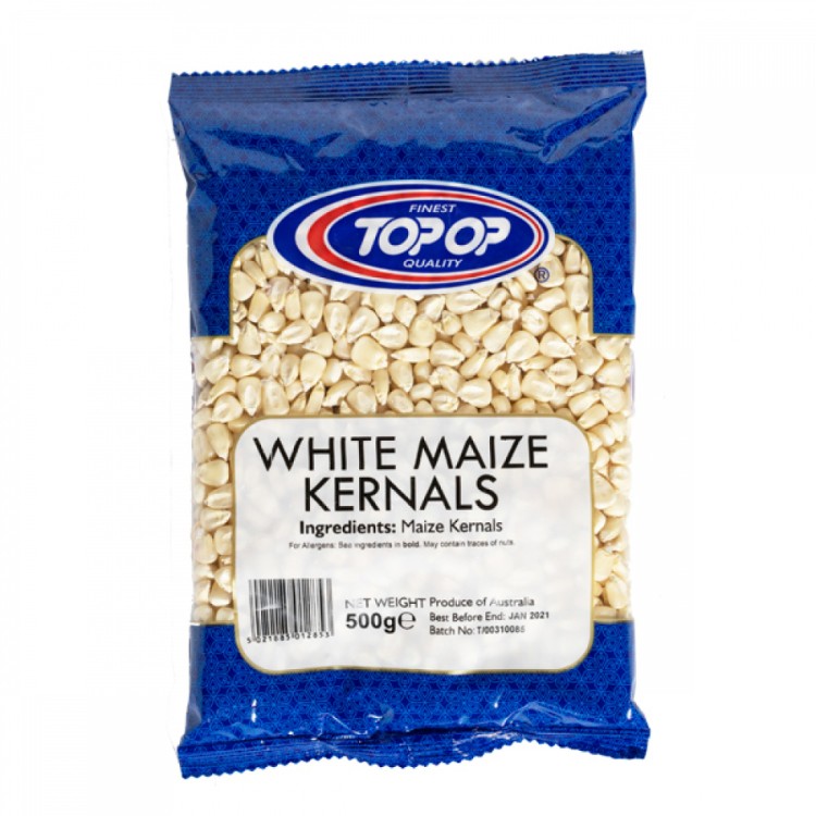 Topop white maize kern 500g